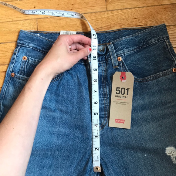 NWT Levi’s 501 Original High Rise Jeans - Picture 4 of 5